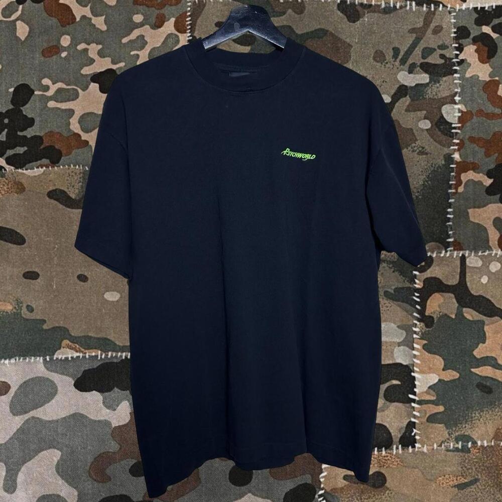 Psychworld Men's Black Tshirt